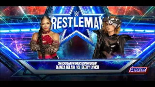 WWE 2K23 SMACK DOWN BIANCA BELAIR VS BECKY LYNCH  TITLE SMACKDOWN WOMEND'S CHAMPIONSHIP WRESTLEMANIA