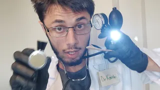 ASMR Fast Chaotic Medical Exam (but everything is NORMAL with you)