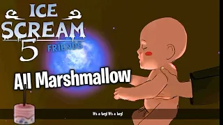 Ice Scream 5 All Marshmallows | How To Get Secret Cut Scene In Ice Scream 5