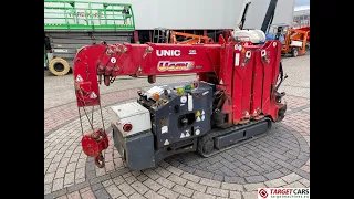 782070 UNIC URW-095 CDMER MINI TRACKED CRANE URW095 0.995T 880CM BI-FUEL ELECTRIC-400V / DIESEL 2015