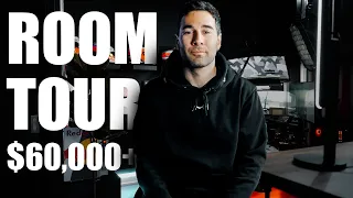 ROOM TOUR: $60,000 RACING SIM AND STUDIO!