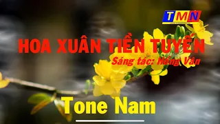 [KARAOKE] Hoa xuân tiền tuyến (Hồng Vân Pre75) – Tone Nam - #coverbytmn