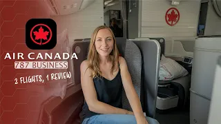 Air Canada 787-9 Dreamliner Business Class Flight Reviews (YYC-YYZ Return)