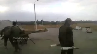 Сенсация    Дебальцево  Бой на блокпосте   Debaltseve  Fight at the checkpoint