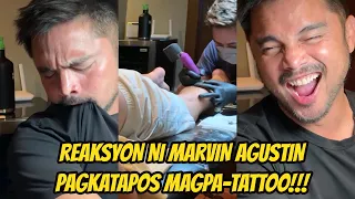 MARVIN AGUSTIN, NAPANGIWI sa SAKIT PAGKATAPOS MAGPA-TATTOO!!!