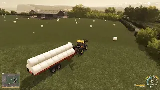 FS19 Sandy Bay Timelapse #6 - Collecting 200+ bales!