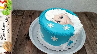 Торт Эльза - Холодное сердце / Cake Elsa - Cold Heart