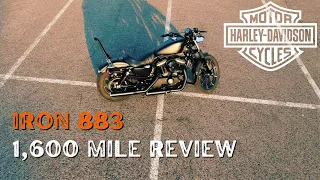 HD Iron 883 - Best Beginner Motorcycle? 1600 Mile Review