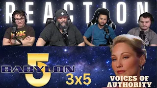 Babylon 5 Newbies React to 3x5 | Voices of Authority | First Time Watching