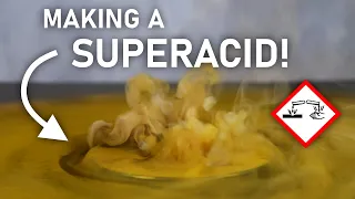 Distilling A Superacid In My Garage: Chlorosulfonic Acid Synthesis and Reactions