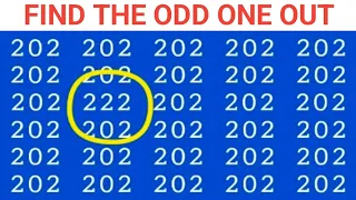 Can you spot the Odd in 15 seconds||  क्या आप 15 सेकंड में विषम को पहचान सकते हैं||  Puzzle Quiz 52