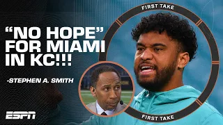 NO HOPE ❗❕ - Stephen A. isn't giving the Dolphins a real chance against the Chiefs 😧 | First Take