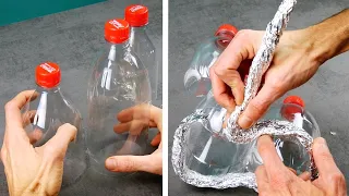 3 разрезанные пополам бутылки колы, которые затмевают любой декор