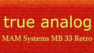 Filters. MAM Systems MB 33 Retro