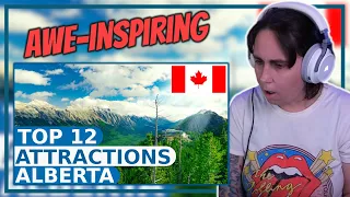 Top 12 Tourist Attractions In Alberta Canada Travel Guide | Australian Reacts | AussieTash