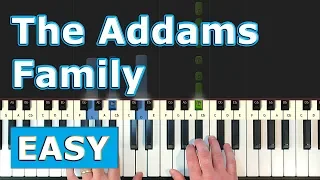 The Addams Family Theme - Piano Tutorial EASY - [Sheet Music]