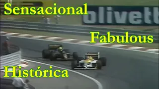 Piquet vs Senna - A Histórica ultrapassagem de Piquet sobre Senna.