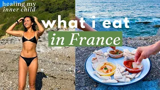 summer in france | what I eat in a day to heal my inner child & a simple day at home cooking