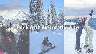 Pack with me for my ski season | seasonnaire life | solo travel | Les arcs, France | The Alps