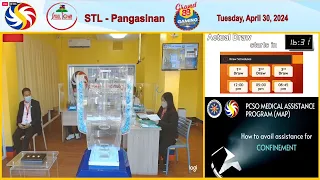 STL Pangasinan result today 2nd draw Live April 30 2024