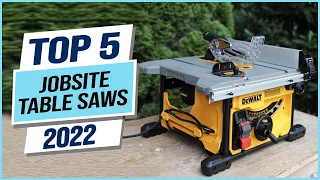 Top 5 Best Jobsite Table Saws 2023