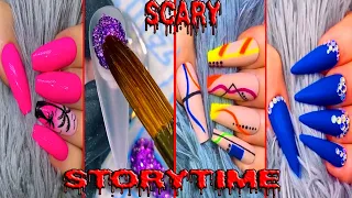 Nail Art Storytime TikTok Scary Storytime 👻😱