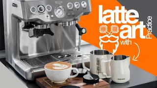 Latte Art Practice for Beginners: Using Sage Barista Express and Essential Equipment