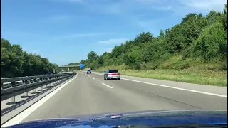 Audi RS2 on the Autobahn