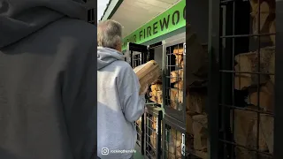 Ever See a Firewood Vending Machine? #shorts #firewood