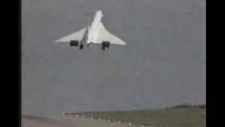 Concorde aborts crosswind landing