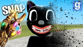 Does the INFINITY GAUNTLET work on... CARTOON CAT?! (Garry's Mod Sandbox) | JustJoeKing