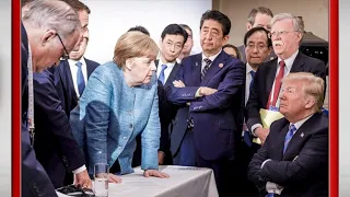 Trump's strained relationship with Angela Merkel and G7 leaders