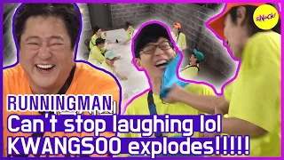 [HOT CLIPS] [RUNNINGMAN] Can't stop teasing KWANGSOO😂😂 (ENG SUB)