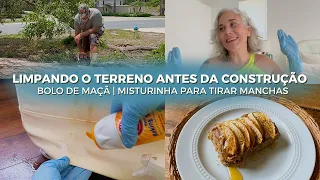 VLOG - Mudanças no jardim | Bolo de maçã sem açúcar | Misturinha pra tirar manchas infalível!