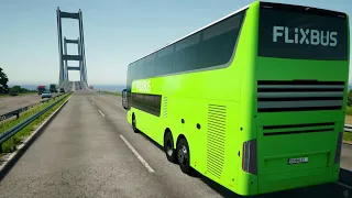 Fernbus Coach Simulator - NEW Van Hool Bus in Denmark! 4K