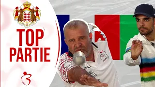 Le choc 👍 des quarts FRANCE vs ITALIE : Doublettes pétanque - Monaco 2023