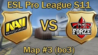 ПОБЕДА или ВЫЛЕТ для НАВИ | Navi vs Forze Map #3 bo3 Nuke | ESL PRO LEAGUE 11 by Neosporimiy