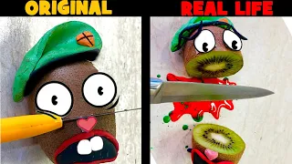 Different Ways To Kill Happy Tree Friends in Real Life With FOOD