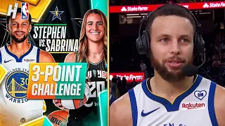 Steph Curry on 3-point challenge with Sabrina Ionescu at 2024 NBA All-Star Weekend