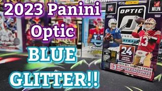 BLUE GLITTER PULLED!! | 2023 Optic Football Blaster Boxes