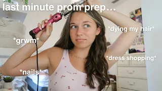 What getting ready for prom ACTUALLY looks like… (I decided to go last minute)