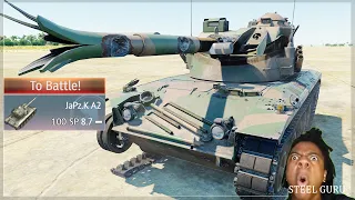 Making a USELESS tank USEFUL 💥💥💥 My STOCK JaPzK.A2 GRIND Experience !!!