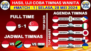 Hasil Uji Coba Timnas Wanita 2024 - Indonesia vs Singapura - Jadwal Timnas Indonesia Bulan Juni 2024