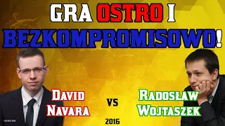 Z TEGO SAMEGO KLUBU, lecz na SZACHOWNICY BEZKOMPROMISOWO! | David Navara vs Radosław Wojtaszek, 2016