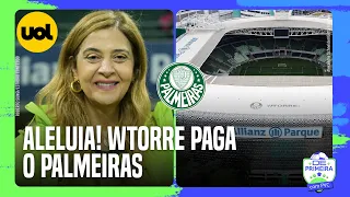 PALMEIRAS RECEBE PAGAMENTO DA WTORRE PELA 1ª VEZ EM NOVE ANOS