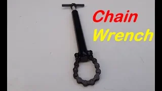 DIY Tool! Homemade A Chain Wrench