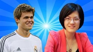 Magnus Carlsen vs Hou Yifan - World Chess Champion vs Women's World Chess Champion