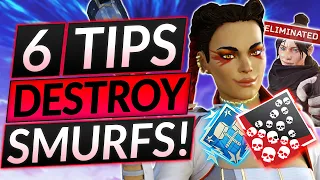 6 TIPS to DESTROY SMURFS in Apex Legends - It Made My Rank EXPLODE - Predator Guide