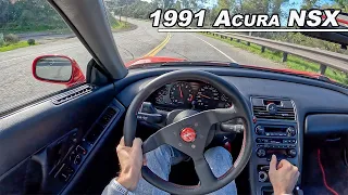 1991 Acura NSX - The Japanese Supercar You Need to Drive! (POV Binaural Audio)