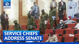 Service Chiefs Address Senate On Security Challenges